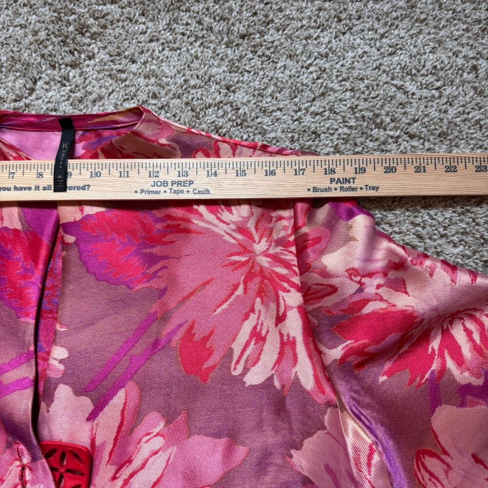 IC by Connie Abstract Floral Vintage Boho Jacket XL - Picture 10 of 16